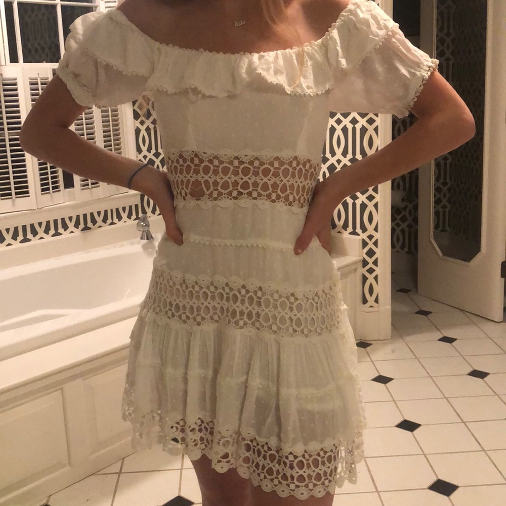NEW White Free People Lace Dress